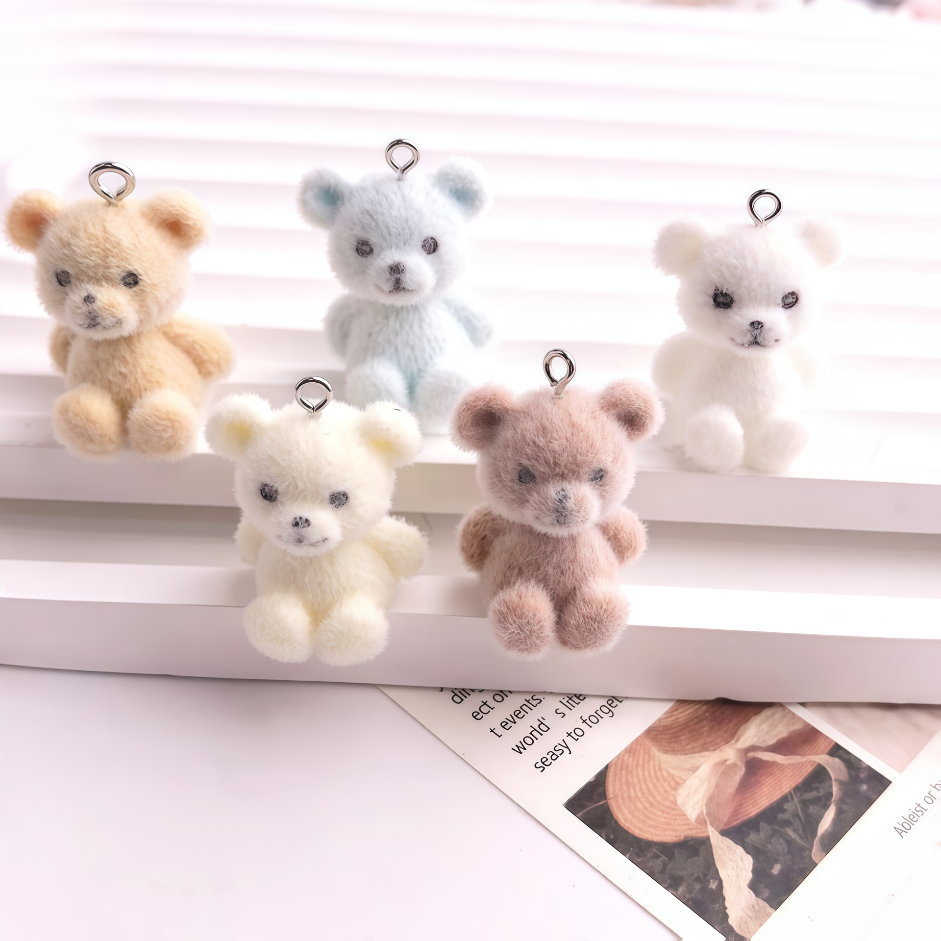 Resin Art Accessories - 5 peças de Charms de Resina