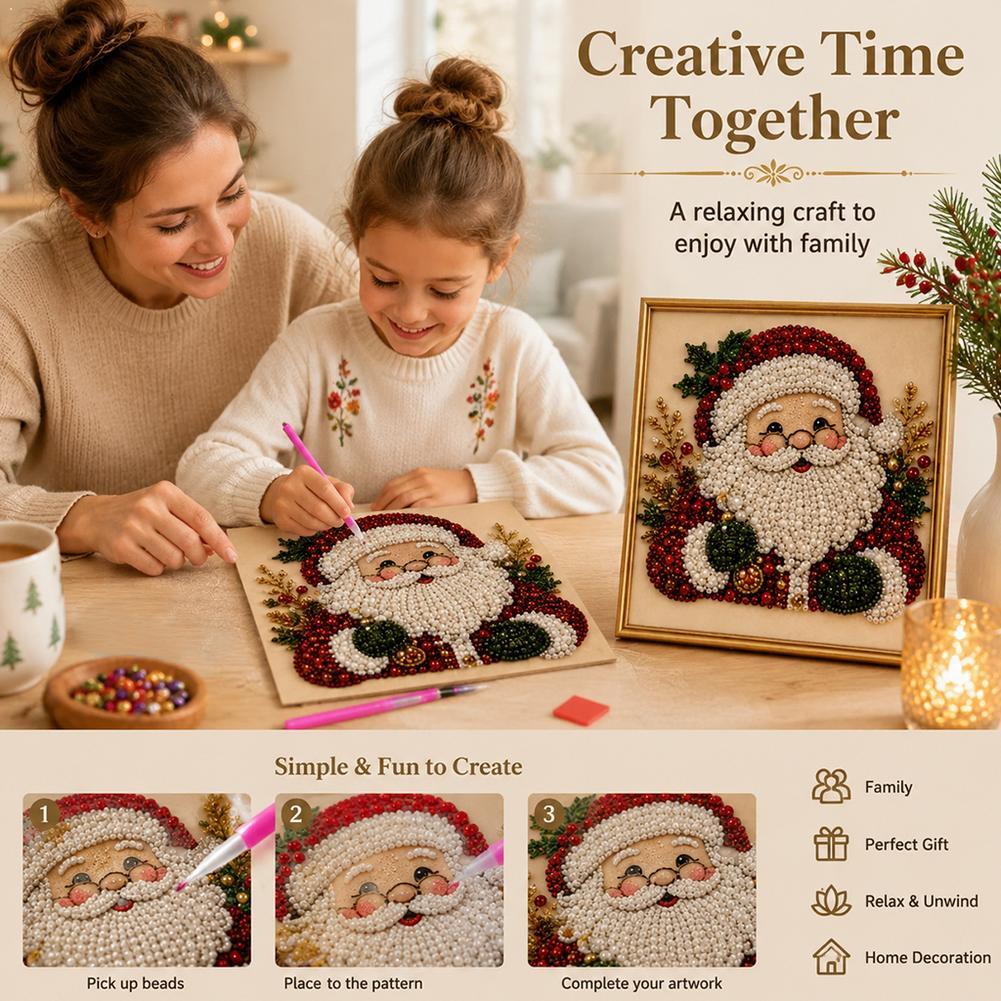 Resin Art Craft - Kit de Arte com Pérolas DIY
