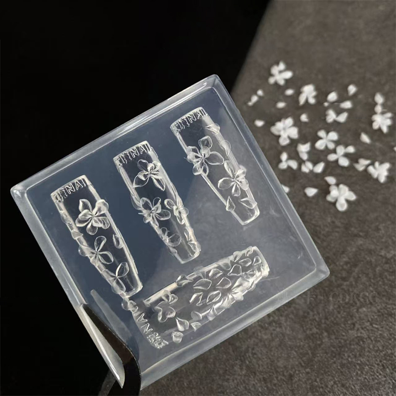 Resin Art Template - Molde de Unhas 3D em Silicone