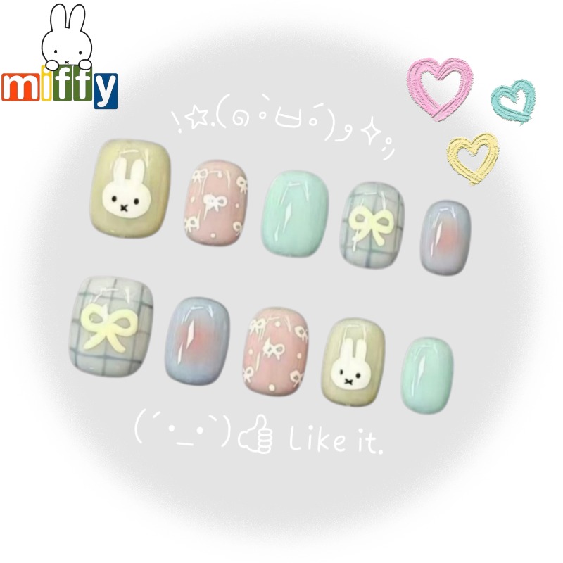 Resin Art Accessories - Coelho Miffy | Miffy Macaron Colorido