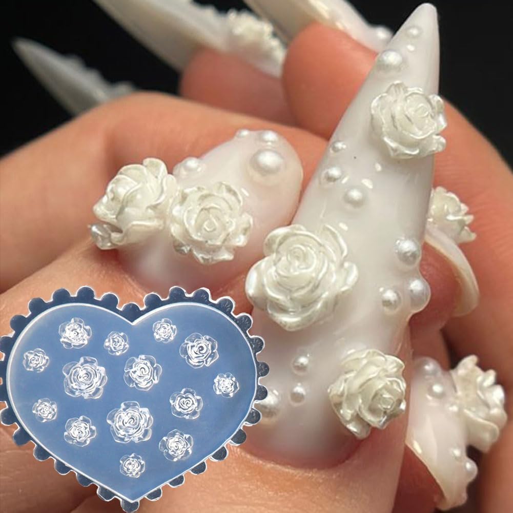 Resin Art Template - Moldes de Silicone 3D para Unhas