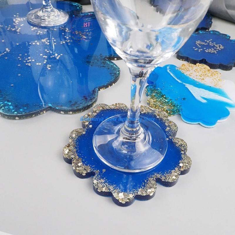 573b 5x flor resina moldes flo - Resin Art Geode avaliação e preço
