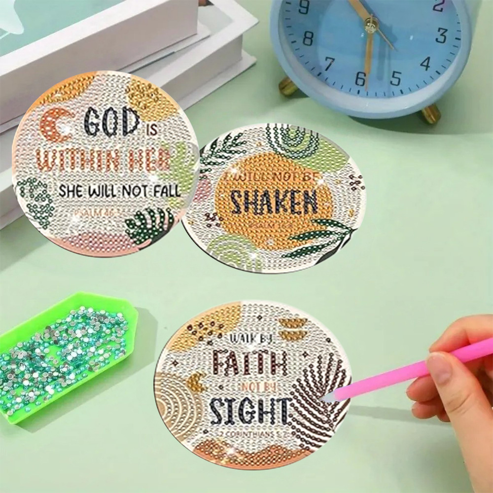 Conjunto de 8 Porta-Copos de P - Resin Art And Design avaliação e preço