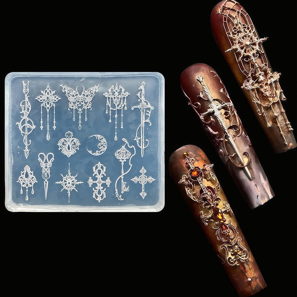 Molde de silicone de seta lua  - Resin Art Template avaliação e preço