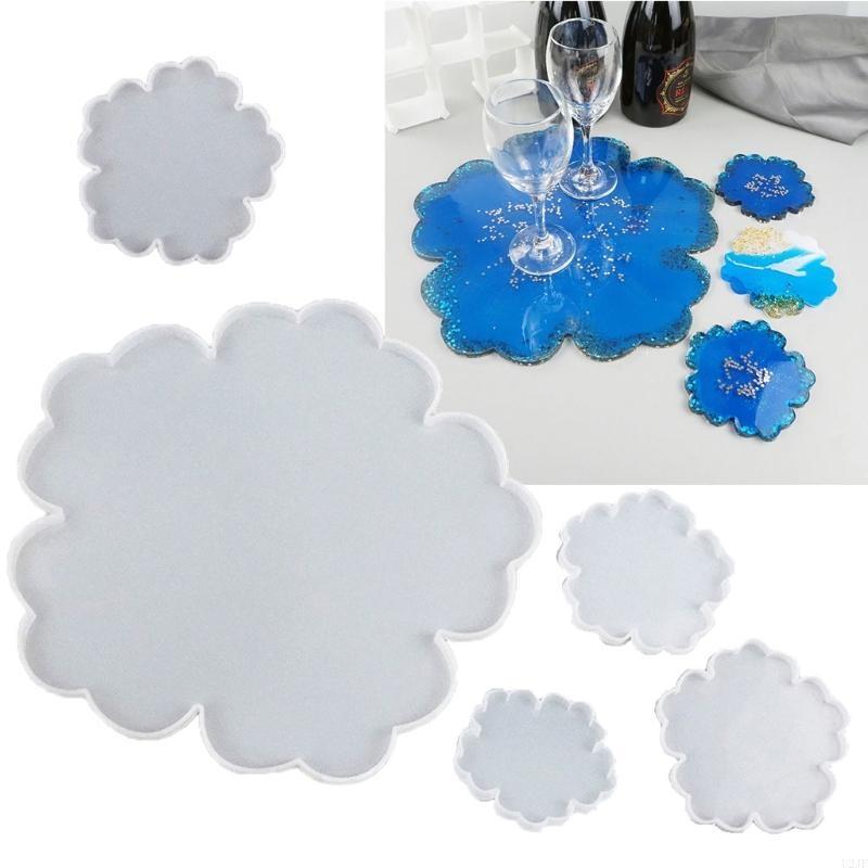 Moldes resina formato flor 5 p - Resin Art Geode avaliação e preço