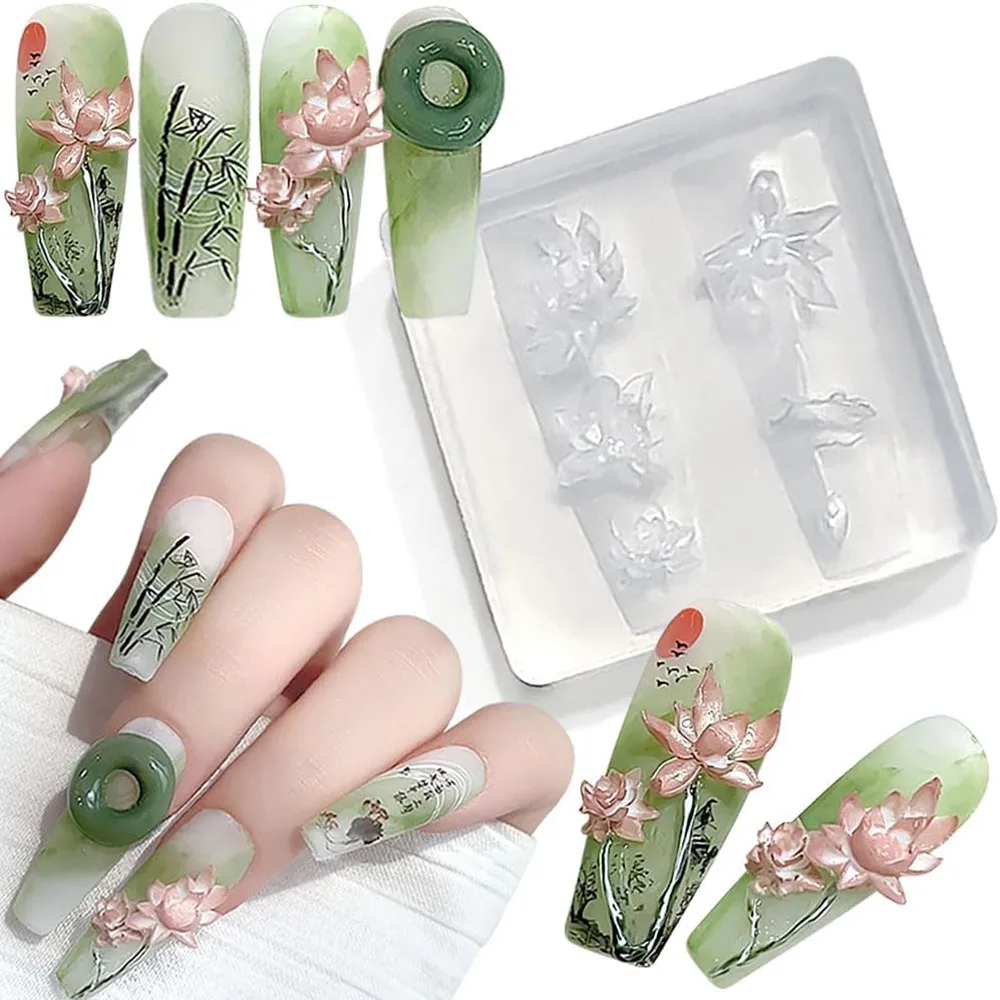 Moldes de silicone para design - Resin Art Template avaliação e preço