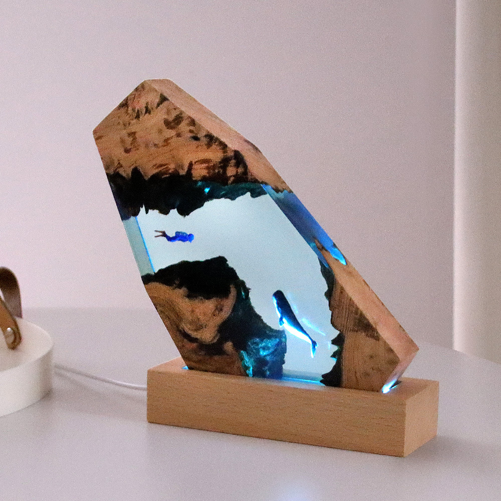 Nova Decoração de Mesa para Ca - Resin Art Underwater avaliação e preço