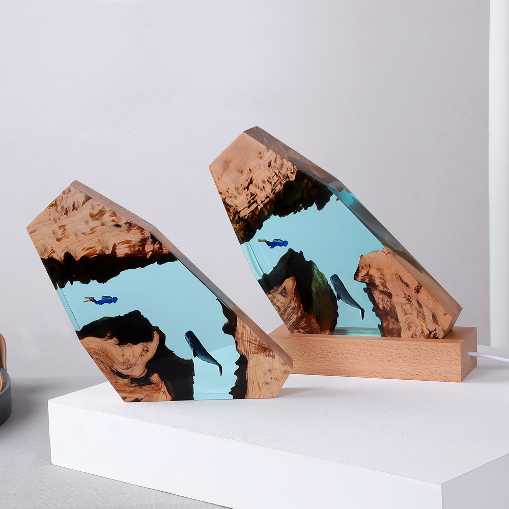Nova Decoração de Mesa para Ca - Resin Art Underwater avaliação e preço