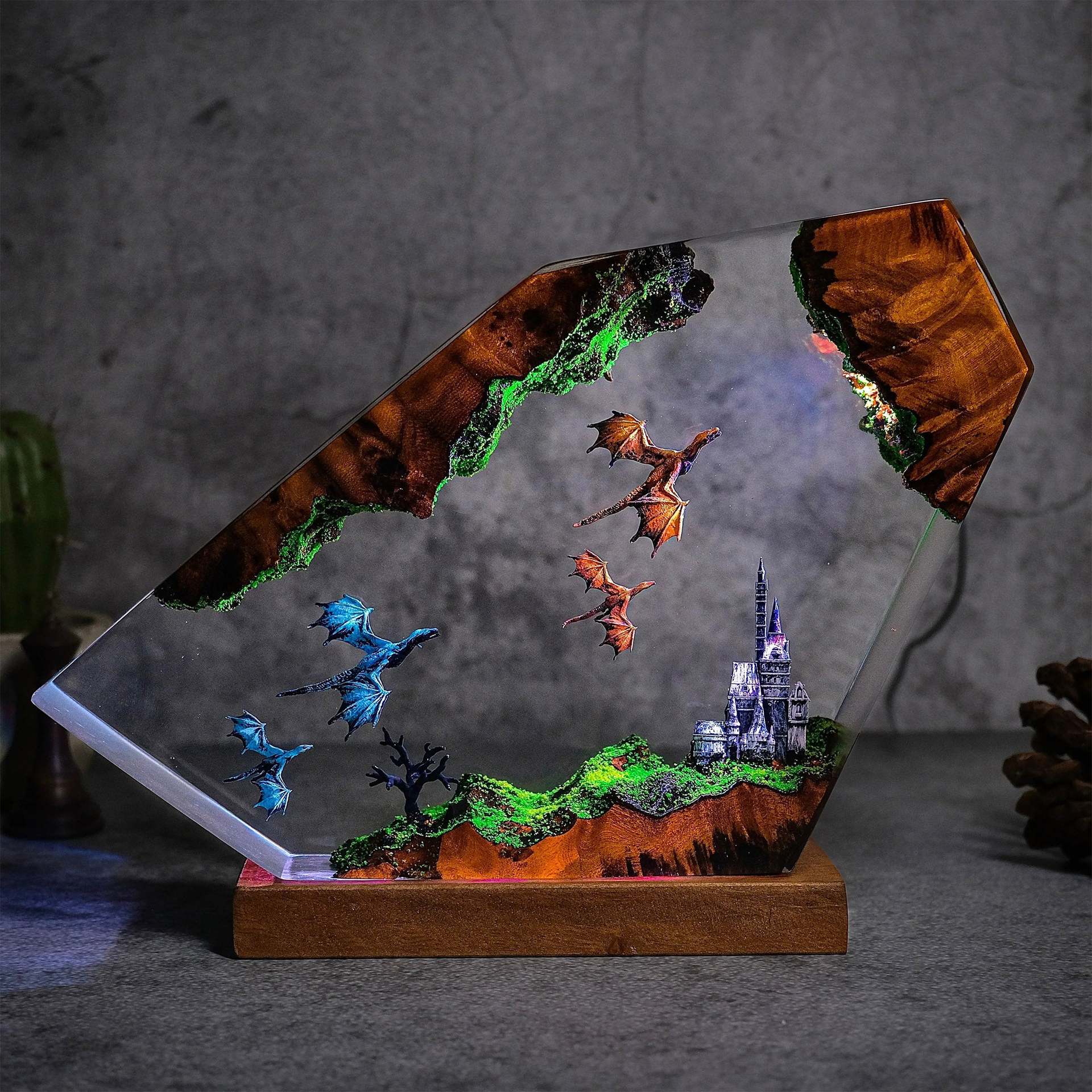Luminária de Mesa Temática Cas - Resin Art Craft avaliação e preço