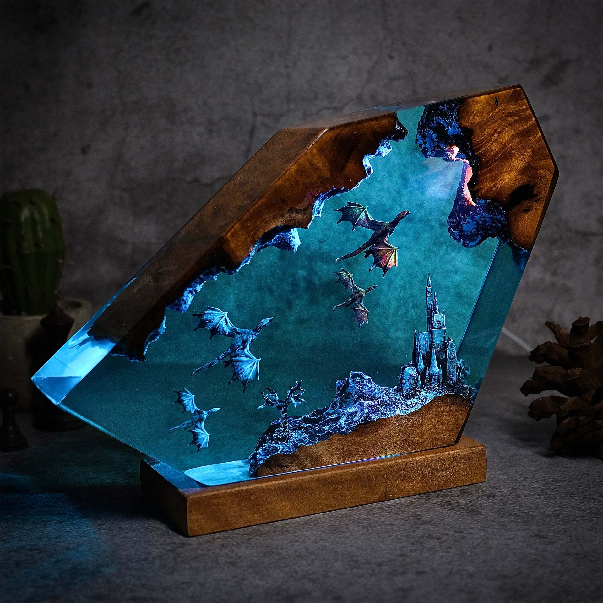 Luminária de Mesa Temática Cas - Resin Art Craft avaliação e preço