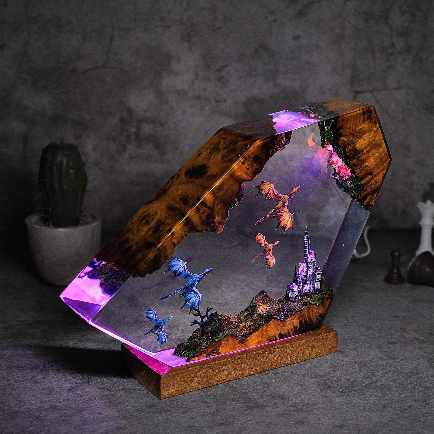 Luminária de Mesa Temática Cas - Resin Art Craft avaliação e preço