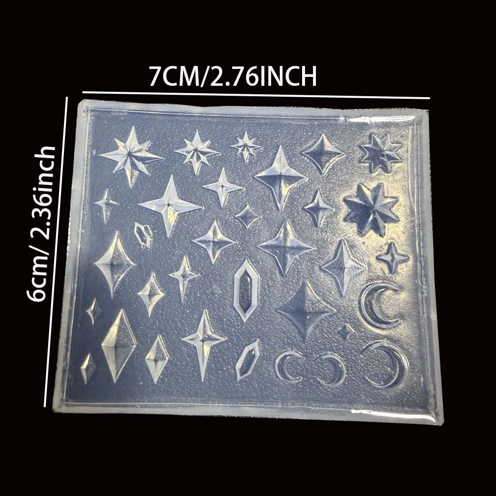Molde de Silicone Estrela Cele - Resin Art Template avaliação e preço