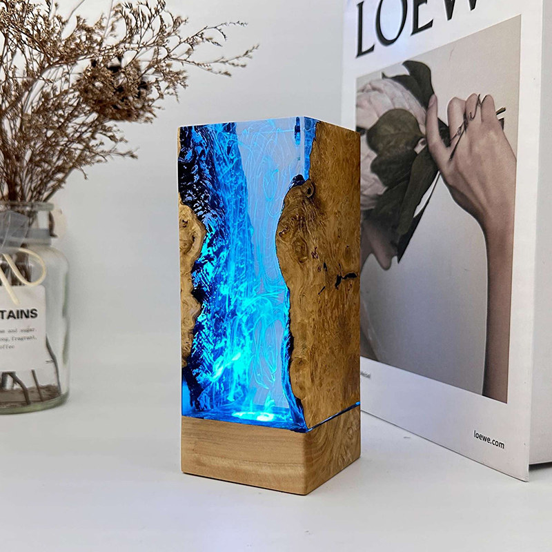 Luminária de Mesa de Resina co - Resin Art Underwater avaliação e preço