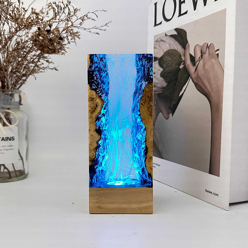 Luminária de Mesa de Resina co - Resin Art Underwater avaliação e preço
