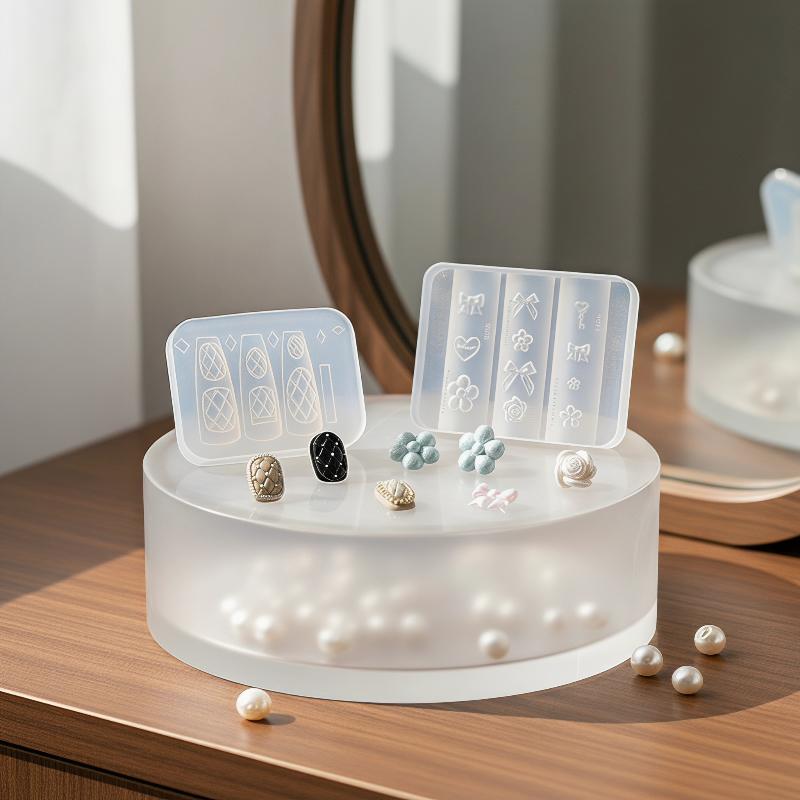 Molde de Silicone para Unhas:  - Resin Art Template avaliação e preço