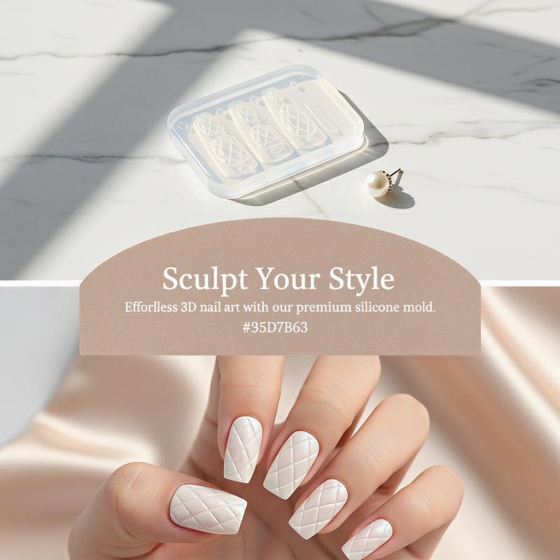 Molde de Silicone para Unhas:  - Resin Art Template avaliação e preço
