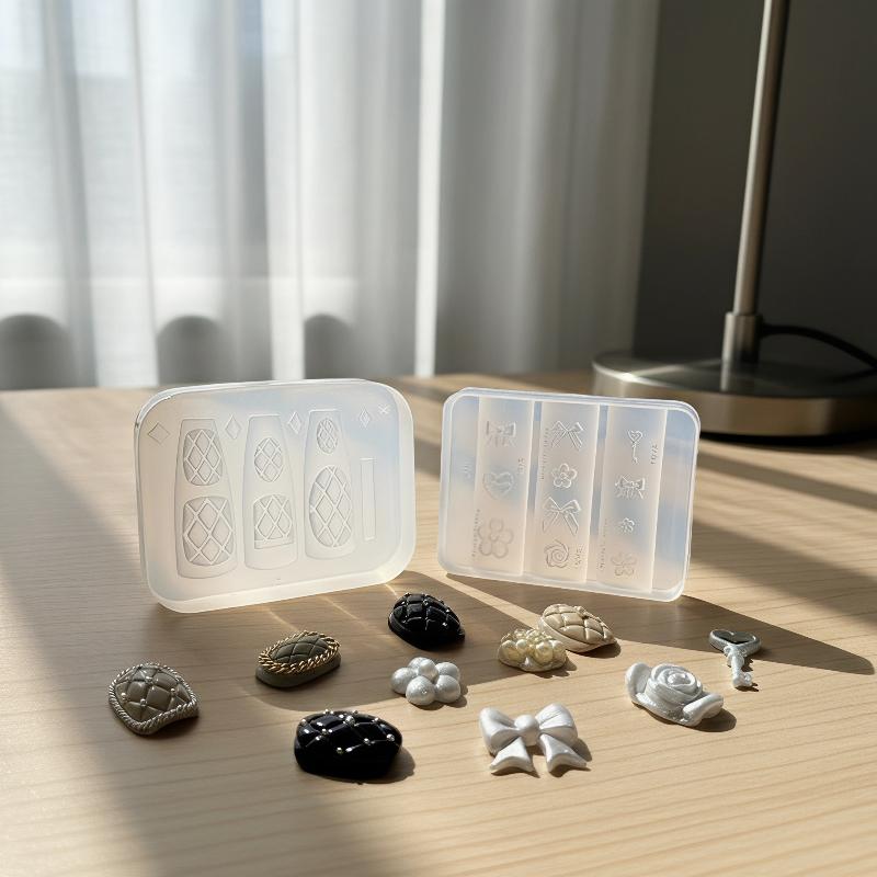 Molde de Silicone para Unhas:  - Resin Art Template avaliação e preço