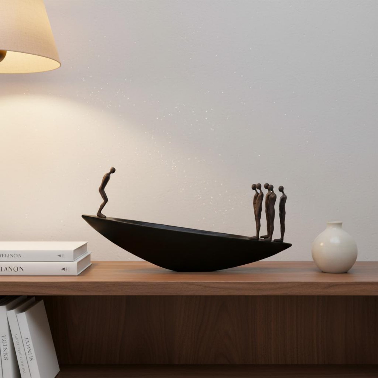 Estátua Moderna de Barco à Vel - Resin Art And Design avaliação e preço
