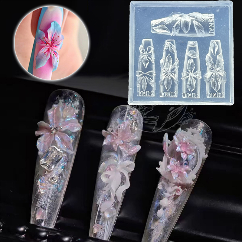 Molde de flores 3d para unhas, - Resin Art Template avaliação e preço