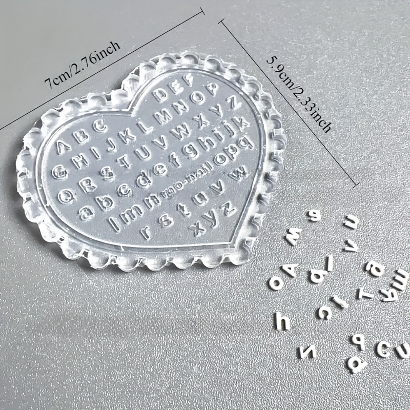 1 unidade de Molde de Letras p - Resin Art Template avaliação e preço