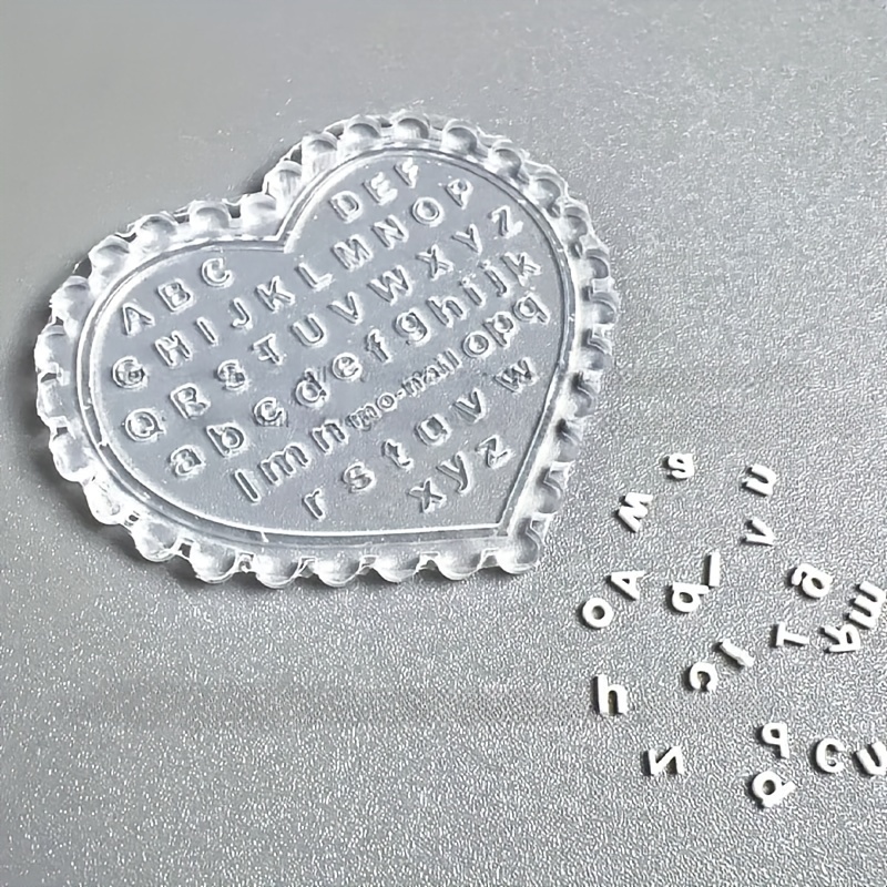 1 unidade de Molde de Letras p - Resin Art Template avaliação e preço