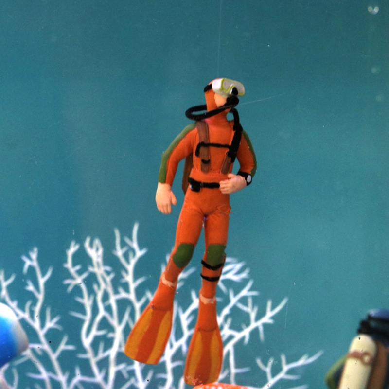 Aquário mergulhador decoração  - Resin Art Underwater avaliação e preço