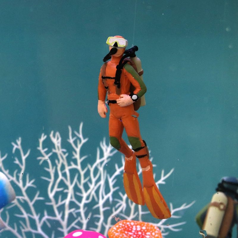 Aquário mergulhador decoração  - Resin Art Underwater avaliação e preço