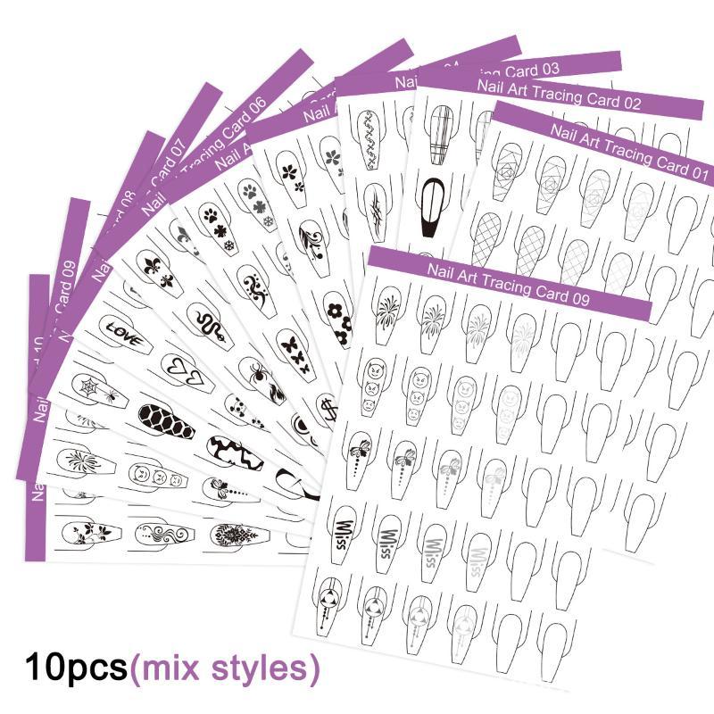 10 Peças de Papel para Prática - Resin Art Guide Book avaliação e preço