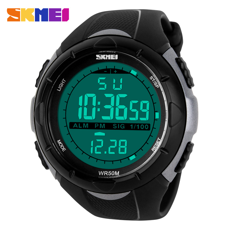 SKMEI-Homens Digital Militar E - Resin Art Underwater avaliação e preço