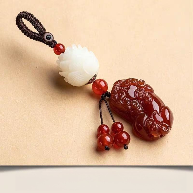Chaveiro Pingente Lótus com Nó - Resin Art A Keychain avaliação e preço