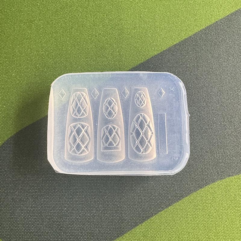 Molde de Unhas de Silicone Reu - Resin Art Template avaliação e preço