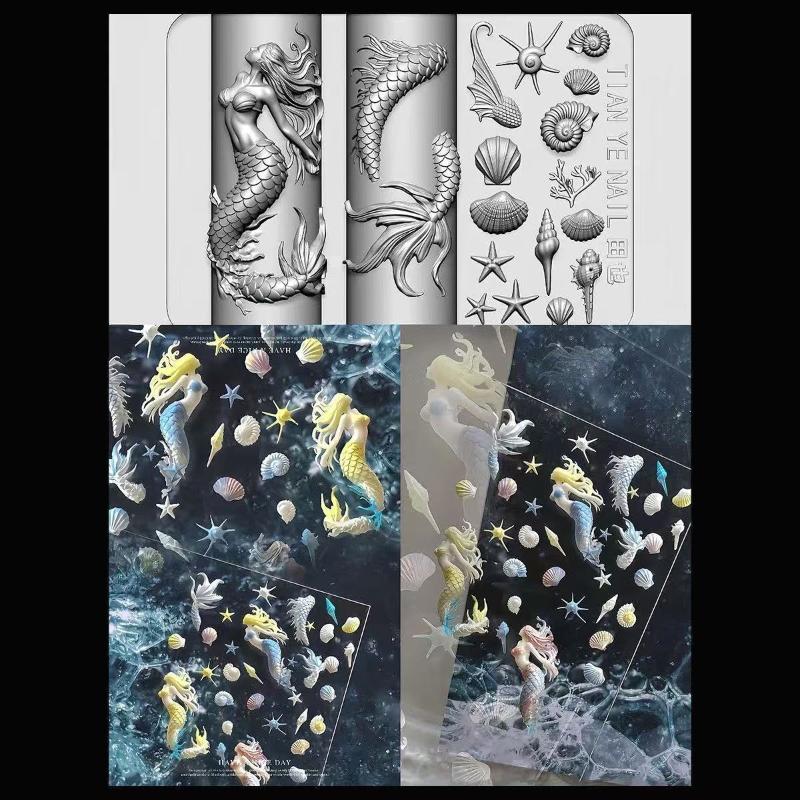 Molde de Silicone Macio 3D par - Resin Art Template avaliação e preço