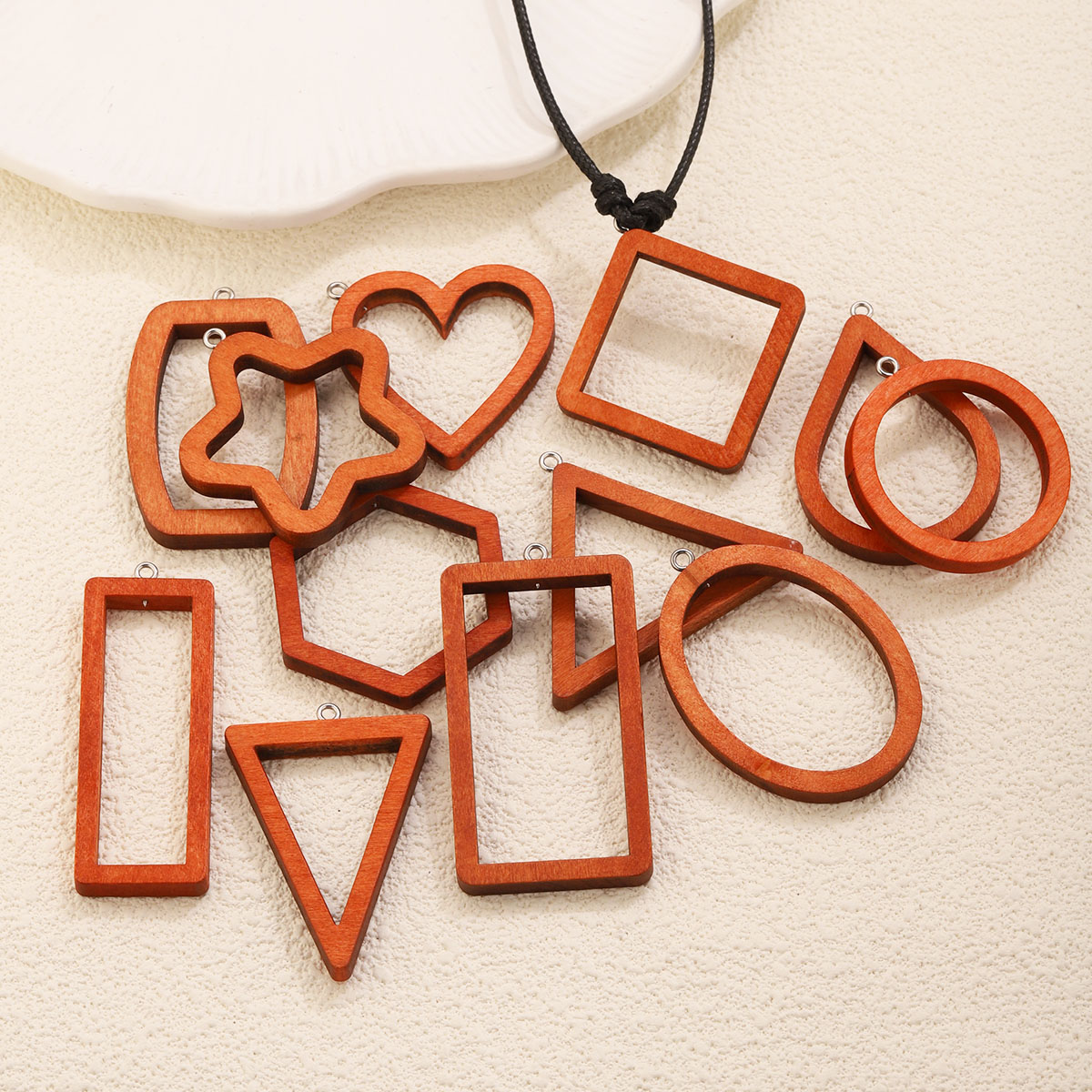10 Peças de Pingentes Geométri - Resin Art Jewelry Kit avaliação e preço