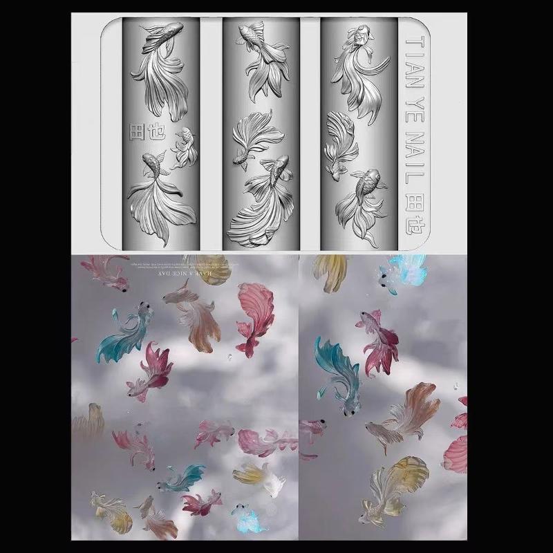 Molde de Silicone 3D Macio par - Resin Art Template avaliação e preço