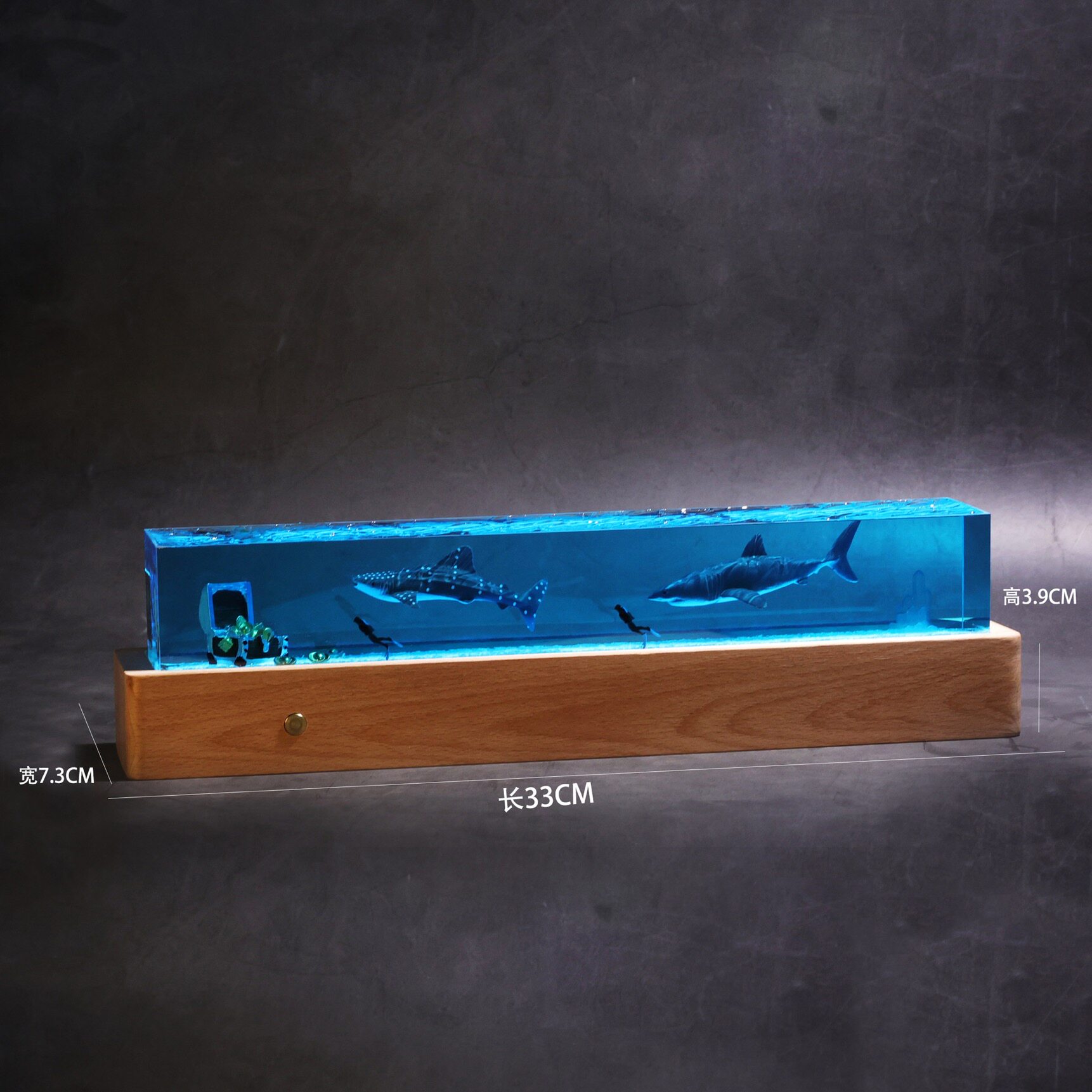 Luminária Noturna Criativa de  - Resin Art Underwater avaliação e preço