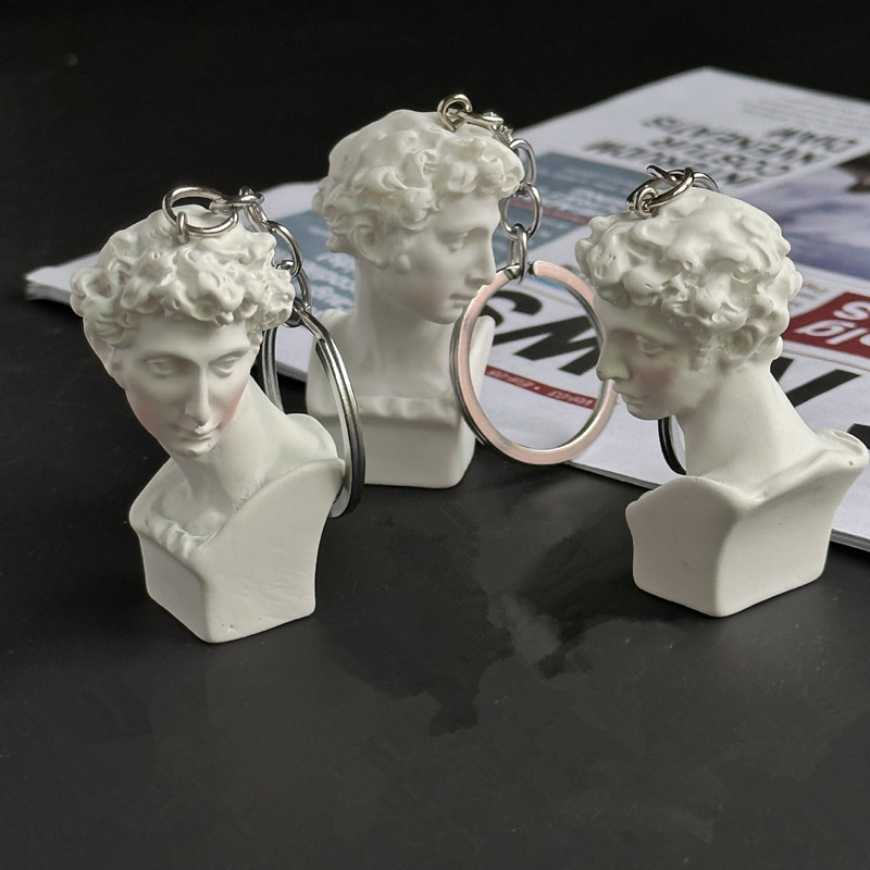 Mini chaveiro de estátua de ge - Resin Art A Keychain avaliação e preço