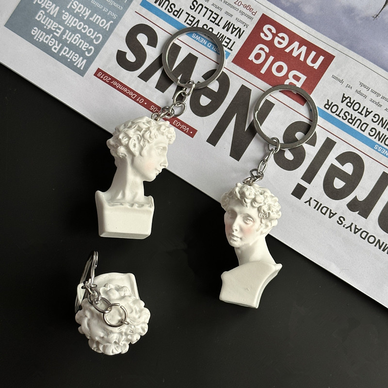 Mini chaveiro de estátua de ge - Resin Art A Keychain avaliação e preço