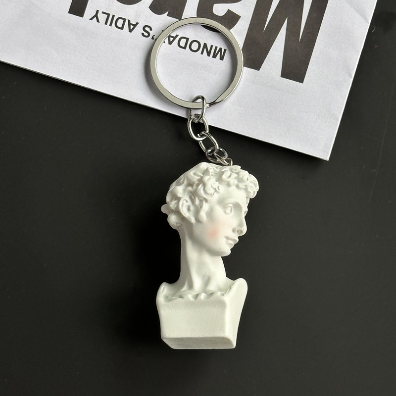 Mini chaveiro de estátua de ge - Resin Art A Keychain avaliação e preço