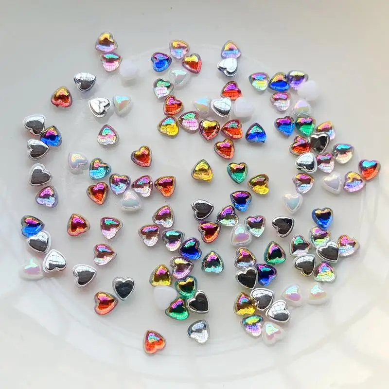 Brilhante AB cor Coração jóias - Resin Art Products avaliação e preço